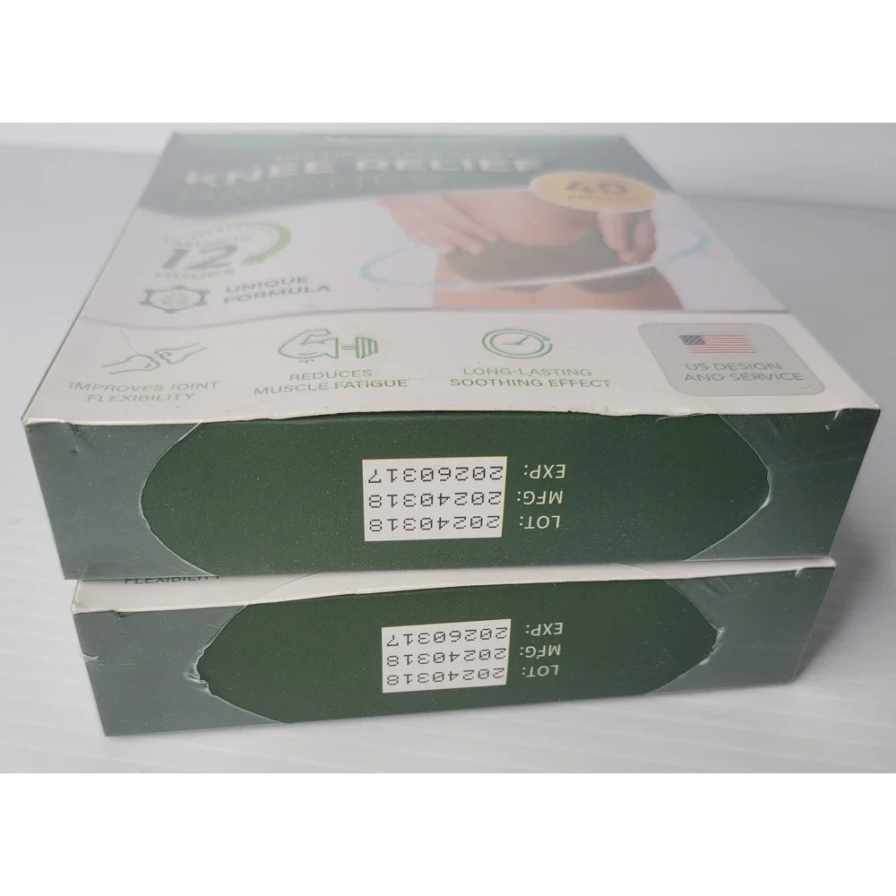 2 Packs - Noelle Herbal Knee Therapy Patches for Instant Knee Pain Relief NEW